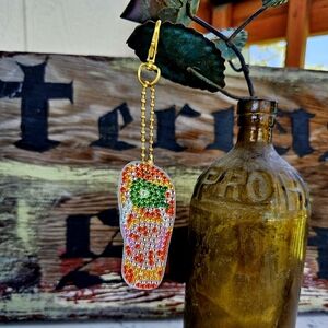 Colorful Flip Flop Keychain